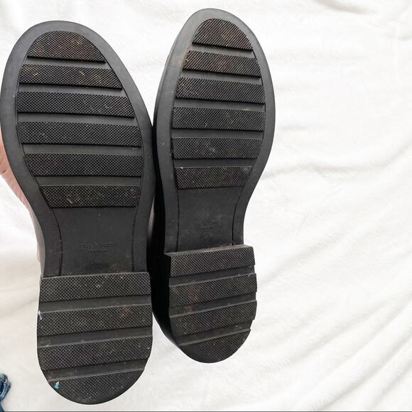 Rag & Bone gray moto rain boots size 41 size 11 chunky rubber - Picture 8 of 9